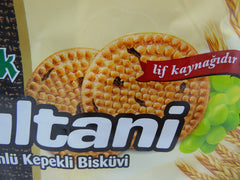 Eti Burcak Sultani Bran Biscuit with Raisins 414g,