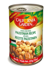 California Garden, Fava Beans Palestinian Recipe Arabic Halal Chick Peas, 16 oz